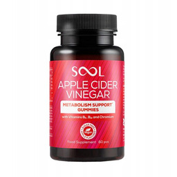 SOOL Apple Cider Vinegar 60 szt żelek o