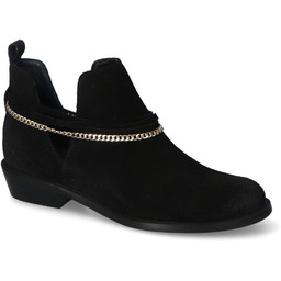 Botki Karino 3737/003-P Czarne zamsz