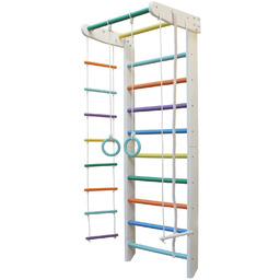 Mapiszon Drabinka gimnastyczna biało-kolorowa Kolibry Irelio