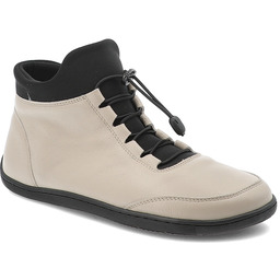 Wasak Beżowe Trzewiki Ocieplane Buty Barefoot Damskie