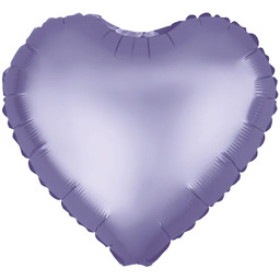 Balon foliowy Serce fioletowe - 45 cm -