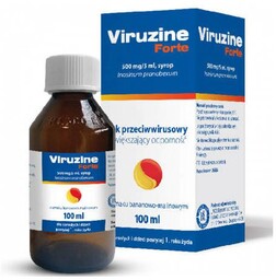 Viruzine Forte 500 mg/5 ml syrop, 100ml