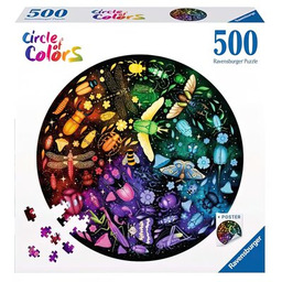 RAVENSBURGER Puzzle Paleta kolorów Insekty 12000820 (500 elementów)