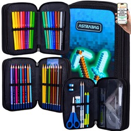 ASTRABAG PIÓRNIK PIXEL 3w1 Z WYPOSAŻENIEM TRÓJKOMOROWY