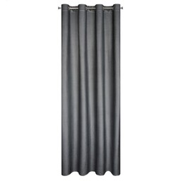 Eurofirany Zasłona gotowa darcy 140x250 cm czarny
