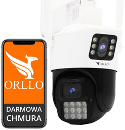 Orllo Kamera IP Z19 dual obrotowa zewnętrzna Wi-Fi