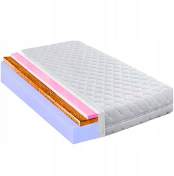 Materac piankowy 110x200 hr kokos utwardzony H4 H5