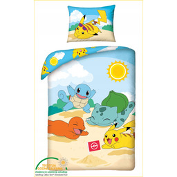 Pościel dziecięca Pokemon 140x200 Pikachu