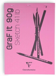 Clairefontaine 96668C - Blok zszywany GraF''it - 80