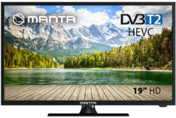 Manta - Telewizor 19 cali DVB-T2/HEVC 12V 19LHN123D