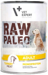 VETEXPERT Raw Paleo Adult Turkey 400g