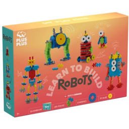 PLUS-PLUS Klocki plastikowe Naucz się budować Roboty 014-3963