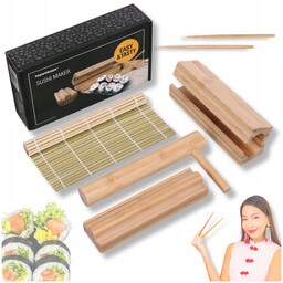 Zestaw do Sushi Pałeczki Mata Maker Bazooka Zestaw