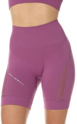 Legginsy krótkie damskie Brubeck Gym LB10440 wrzosowy