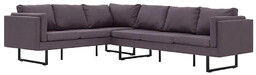 Elior Przestronna sofa narożna Selwa - taupe