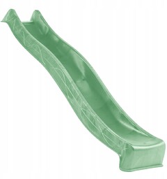 Zjeżdżalnia 3m Ogrodowa Ślizg Ślizgawka pastelowy zielony Premium