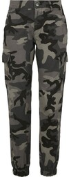 spodnie bojówki damskie HIGH WAIST CAMO darkcamo-28