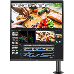 Lg 28MQ780-B Monitor, Czarny, 27,6"