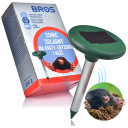 BROS Sonic Solarny Odstraszacz na krety, gryzonie