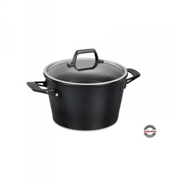 Korkmaz Garnek na Indukcję Casta Nero 3.7 L