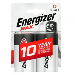 Energizer Baterie alkaliczne LR20/D blister 2szt. ENERGIZER MAX