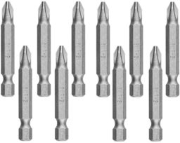 Graphite Końcówki wkrętakowe PH2 x 50 mm, 10