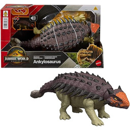 Mattel Jurassic World Rebirth Odrodzenie Ankylozaur Ryczący dinozaur