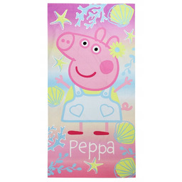 ŚWINKA PEPPA PEPA RÓŻOWY DUŻY RĘCZNIK KĄPIELOWY PLAŻOWY