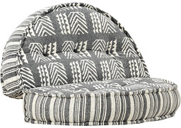 Elior Materiałowa sofa Lekma - ciemnoszara