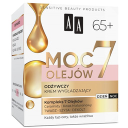 AA Moc 7 Olejów 65+ Krem wygładzający Odżywczy