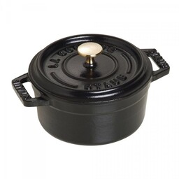 Staub Mini Garnek żeliwny Okrągły 250 Ml, Czarny