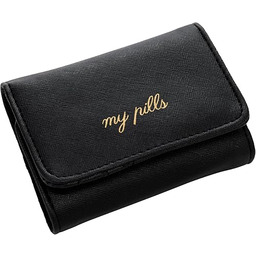 Miamica Etui na pigułki zatrzaskowe, Czarny, Jeden rozmiar,