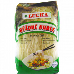 MAKARON RYŻOWY NITKI 1MM 240G LUCKA