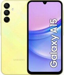 SAMSUNG Smartfon Galaxy A15 4/128GB 6.5" 90Hz Żółty