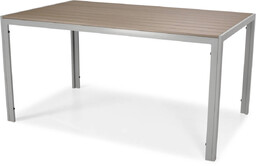 Edomator.pl Stół ogrodowy aluminiowy MODENA 150 - Srebrny