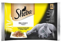 Sheba Saszetka Delicacy In Jelly Smaki Drobiowe 12x85g