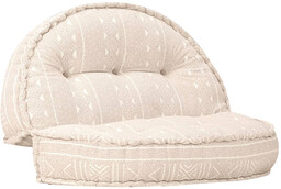 Elior Materiałowa sofa Lekma - beżowa