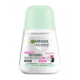 GARNIER Mineral Dezodorant roll-on Invisible Protection 48h Floral