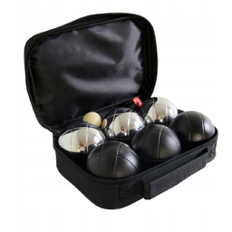 Zestaw Petanque Master 6 Chromowanych Kul + Nylonowy