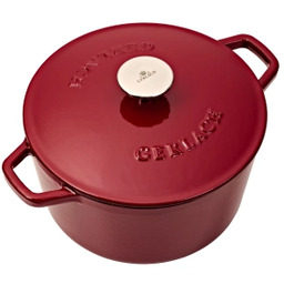 Gerlach Natur Iron Indukcja Żeliwo 3l Bordowy Garnek