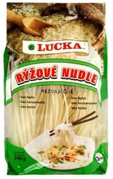 MAKARON RYŻOWY WSTĄŻKI 3 MM 240G LUCKA