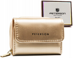 Portfel złoty Peterson PTN 011-LAK