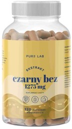 PURE LAB Ekstrakt z czarnego bzu 1275 mg