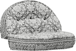 Elior Materiałowa sofa Lekma - ażurowa
