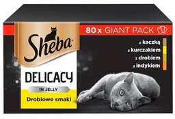 Sheba Delicacy Drobiowe Smaki W Galaretce, Z Kaczką,
