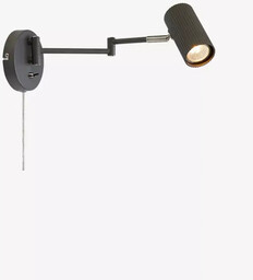 Markslojd Ścienna lampa z regulacją Costilla szary wysięgnik