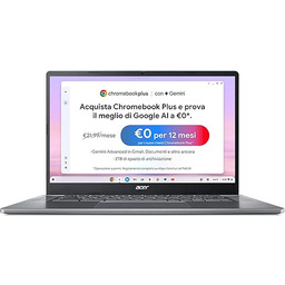 Acer Chromebook Plus 515 CB515-2H-38J3 notebook z technologią