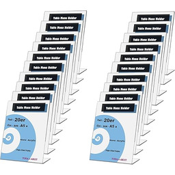 TUKA-i-AKUT Akrylowy stojak na znaki, 20 x A5,