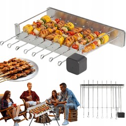 Grill Elektryczny Grill Elektryczny Ogrodowy Stołowy Automatyczny Przenośny