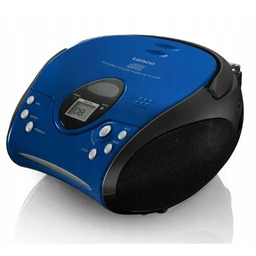 Radioodtwarzacz Radio CD Lenco SCD-24 Fm LCD Niebieski